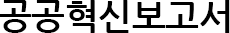 공공혁신보고서